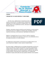 Cuidado de La Salud Mental y Emocional Modulo 1