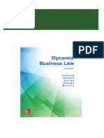 Get (Ebook PDF) Dynamic Business Law 5th Edition by Nancy Kubasek Free All Chapters