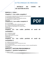 Programme Comptabilite de Gestion BTS