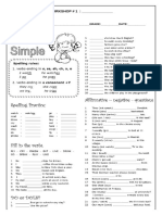 Workshop 1-2 Present Simple - Do and Does-Conjugations