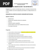 Guía de Observación e Indicadores para Entrevista 2024