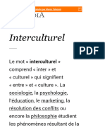 L'Interculturel