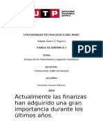 Tarea Académica 1 - Ensayo de Los Instrumentos y Aspectos Monetarios