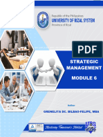 Strat Mgt. Module 6