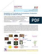 Expedition of Trichoderma formulations