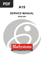 Manuel Service Automate Biochimie Biosystems A15