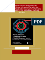 Download ebooks file Gauge Theories in Particle Physics 40th Anniversary Edition A Practical Introduction Volume 1 From Relativistic Quantum Mechanics to QED Fifth Edition Ian J.R. Aitchison & Anthony J.G. Hey all chapters