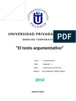 TEXTO ARGUMENTATIVO MONOGRAFIA