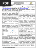 Lista 04 - 1ª Série - Física - Cinemática (1)