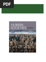 (eBook PDF) Human Societies: An Introduction to Macrosociology 12th Edition all chapter instant download