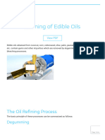 Edible Oil Refining Process