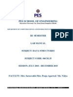 Pes School of Engineering: Iii Semester