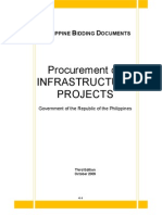 Procurement of Infrastructure Projects: Hilippine Idding Ocuments