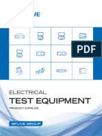 Electrical test equipment catalog (GFUVE-2023)