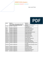 Academic year inauguration Circular 20 June 2021