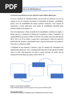 Aula 6,7,8 exercicio da profissÃ£o de auditor