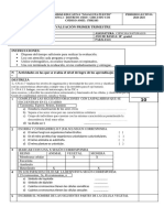 EXAMEN CCNN 10° NE 1° Trimestre