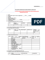 Annexure IIAand IIB-Application format