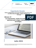 Consideraciones generales sobre Instrumentos de evaluación