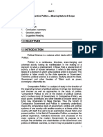 comparative politics nature and scope