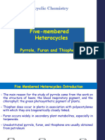 CYC-503 Five Membered Heterocycles Preparations and Reactions