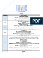 Programa Conferencia Entendidos