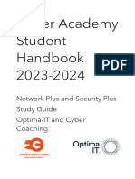 Cyber Academy Student Handbook 2023 Net+ & Sec+ (1)