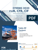 C group incoterms