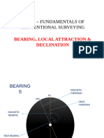 1.5. Bearings, Local Attraction & Declination