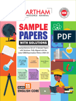 Class 11 English Core Sample Paper Set 11