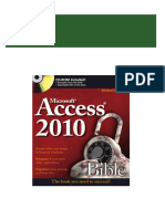 Full download Microsoft Access 2010 Bible pdf docx