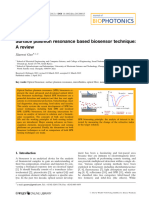 [4] WILEY_JOURNAL OF BIOPHOTONICS - SPR based biosensor technique_A review