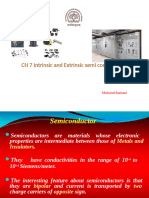 CH 7 Intrisic and Extrinsic semi conductivity