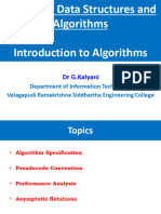 INTRODUCTION TO  ALGORITHMS