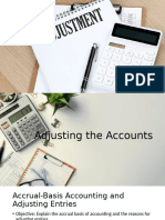 Adjusting the Accounts