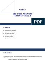 Unit-4 Big Data Analytics Methods using R