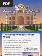 t g 699 Ks2 the Seven Wonders of the World Ppt Ver 6 1