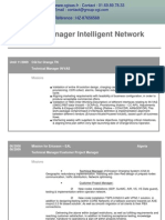 Technical Manager Intelligent Network: Missions