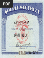 582409043 USA Social Security Card PSD Template