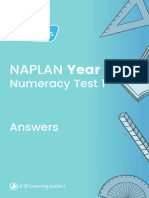 NAPLAN Yr 3 Numeracy Test-1 Answers