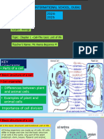 Modified JSS 2 PPT - Std 6- Biology - Veena- Chapter 2- Parts of a Cell- Module 8 - Copy