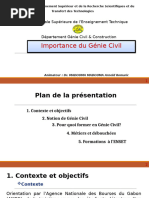 Présentation du Génie civil