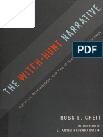 The Witch-Hunt Narrative - Politics, Psychology, And the Sexual Abuse of Children by Ross E. Cheit