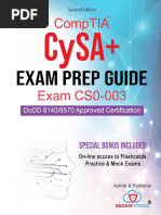 Secbay Press - CompTIA CySA+ Exam Prep Guide Exam CS0-003-Secbay Press (2024)