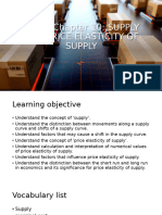 Alevel Chapter 10- Supply and Price Elasticity of Supply