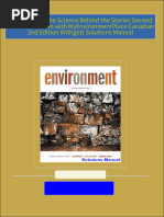 Environment The Science Behind the Stories Second Canadian Edition with MyEnvironmentPlace Canadian 2nd Edition Withgott Solutions Manual all chapter instant download