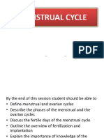 Menstrual cycle BSc.M -2021