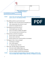 End-of-term Test 1