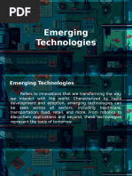 Emerging Technologies