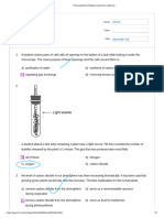 Photosynthesis Regents questions _ Quizizz